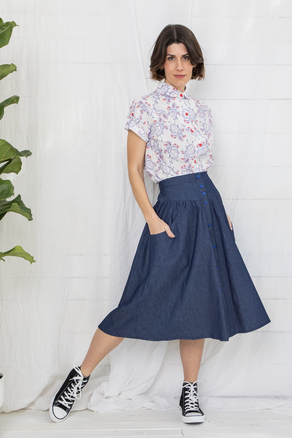 Falda Raw Denim