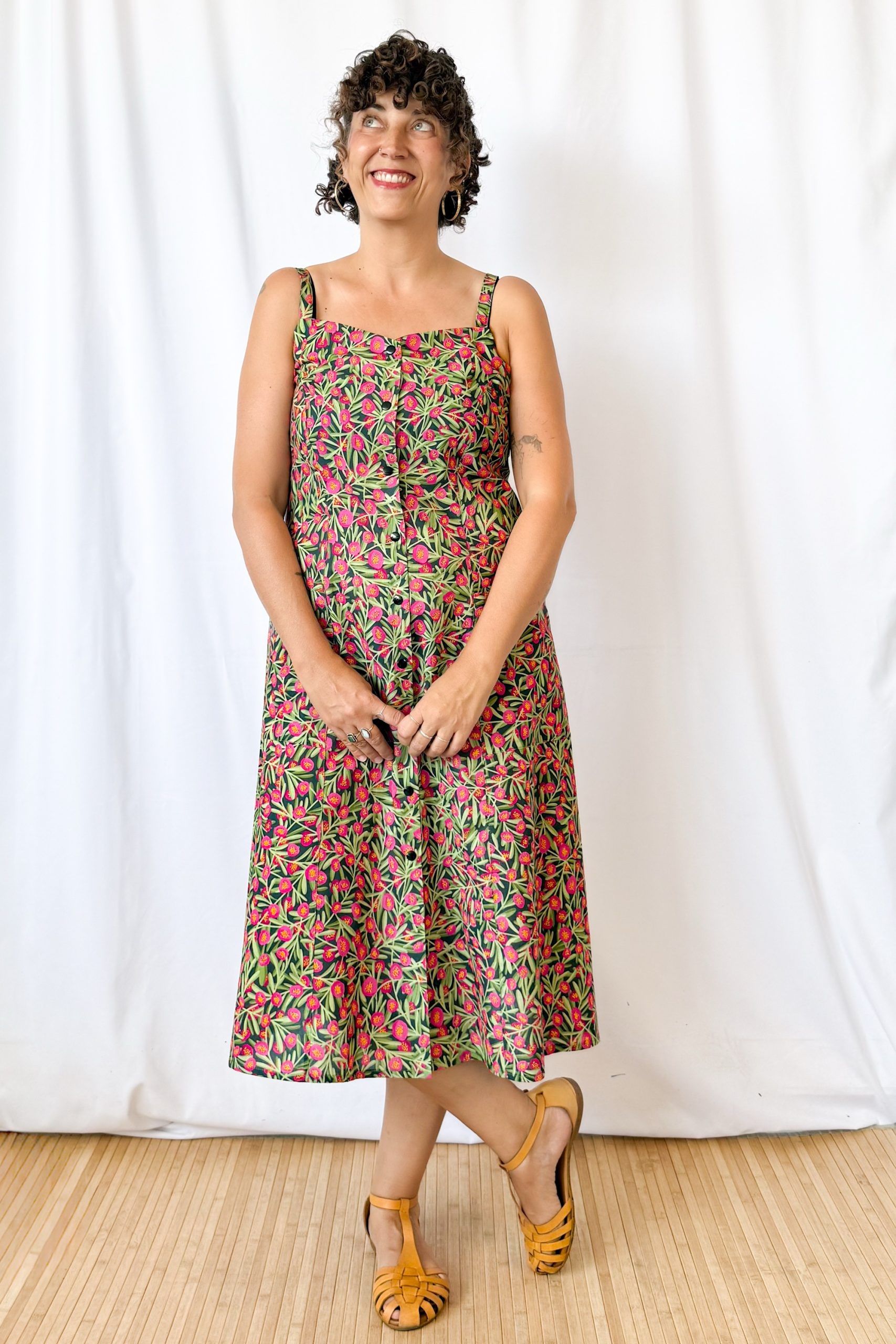 Vestido Evasé Flores