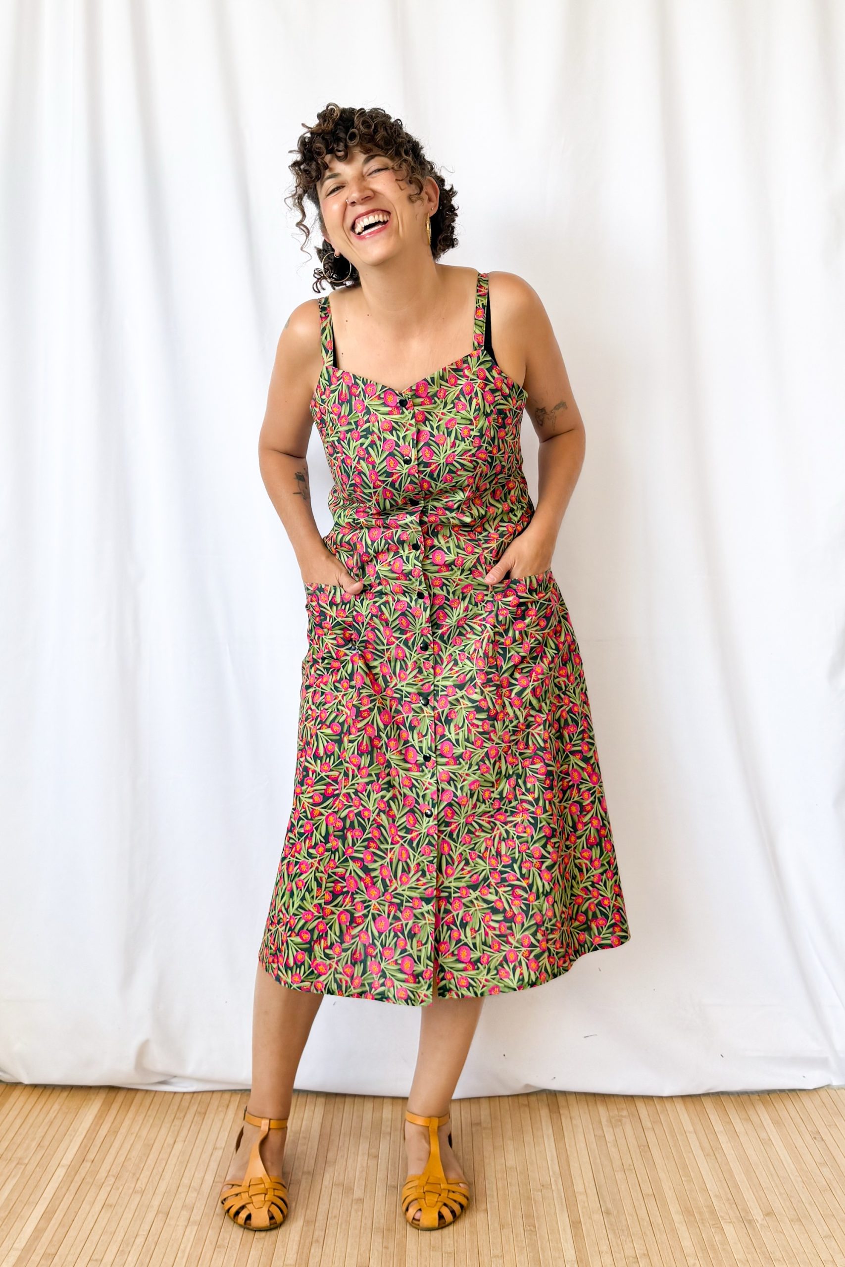 Vestido Evasé Flores